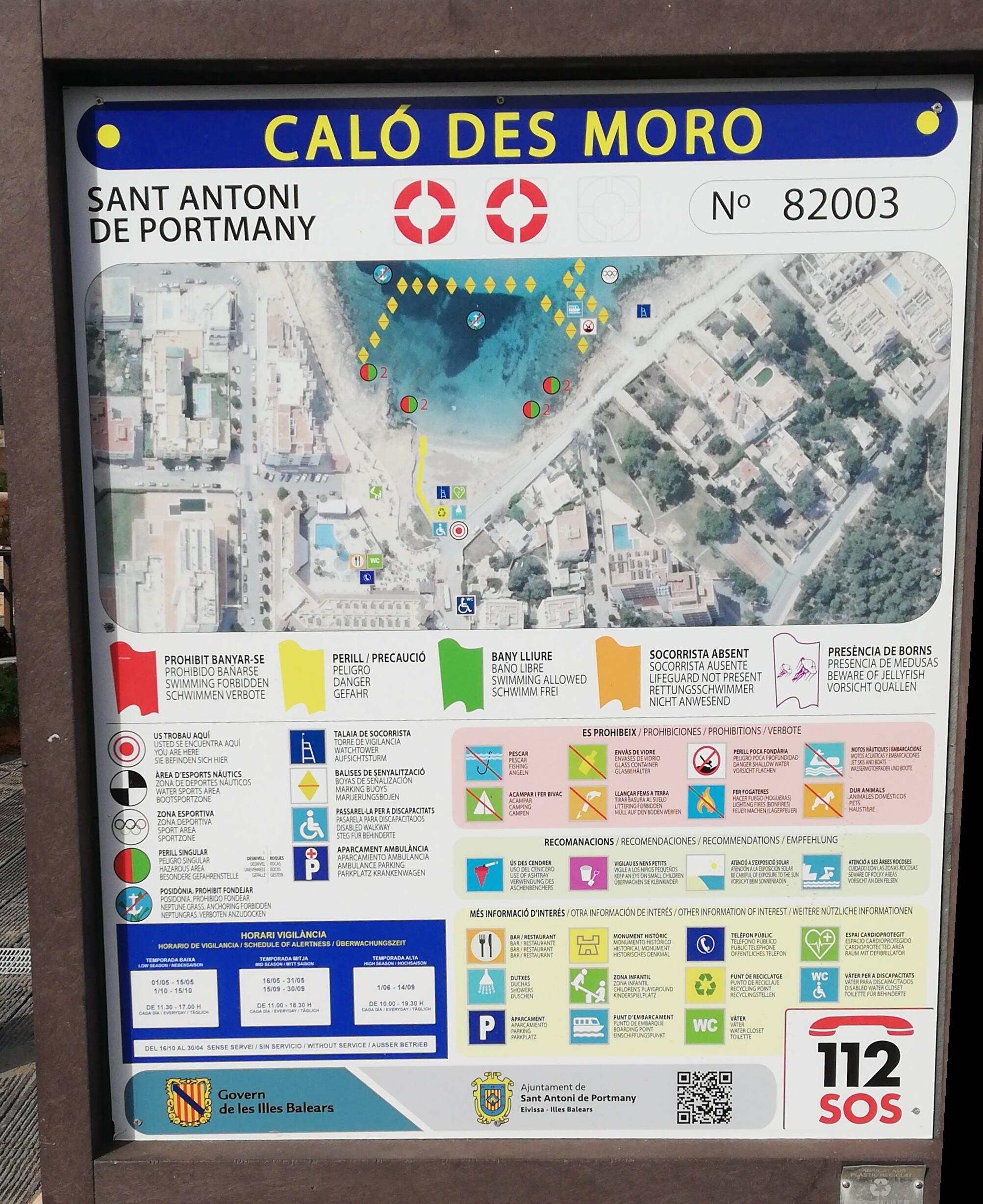 Calo des Moros strand