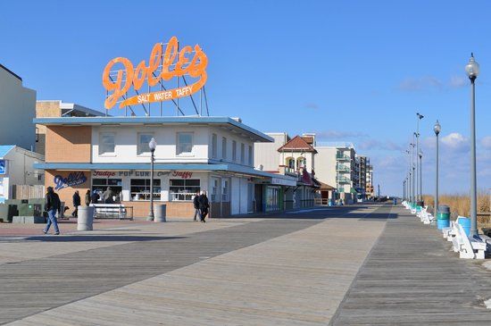 Rehoboth Beach strandpromenad