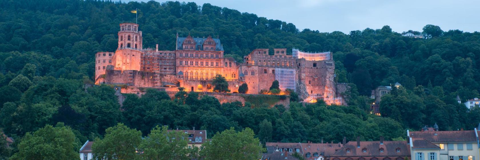 Heidelbergs slottsruin