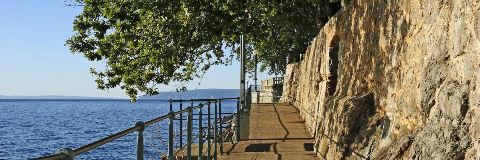 Lovran Lungomare strandpromenad